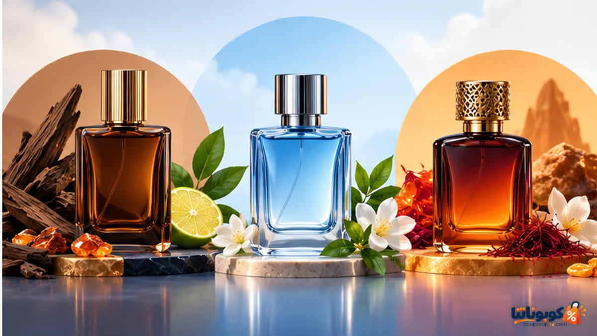 مقارنة العائلات العطرية: عطر خشبي وعطر منعش وعطر شرقي